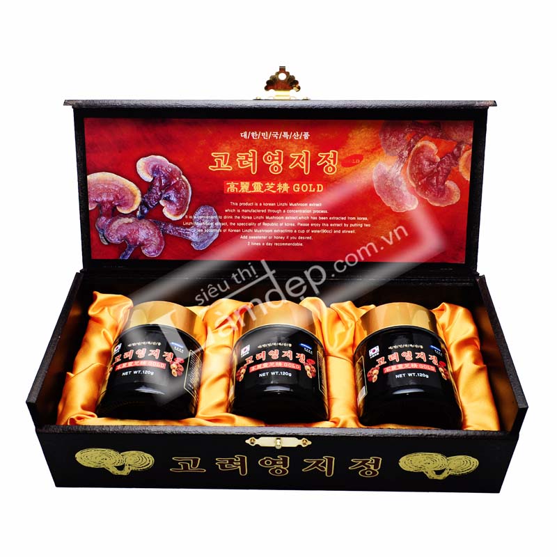 Cao Linh Chi Đỏ YoungJi Korean Longevity Mushroom Extract Gold (120g x ...
